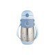 CANPOL BABY THERMAL CUP WITH STRAW - BLUE 300ML